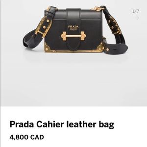 Prada cashier bag！99% new